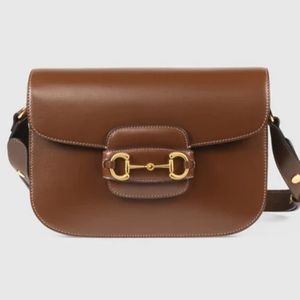 ** SOLD **Gucci Horsebit 1955 bag Brown Leather